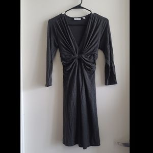 New York and Company gray dress